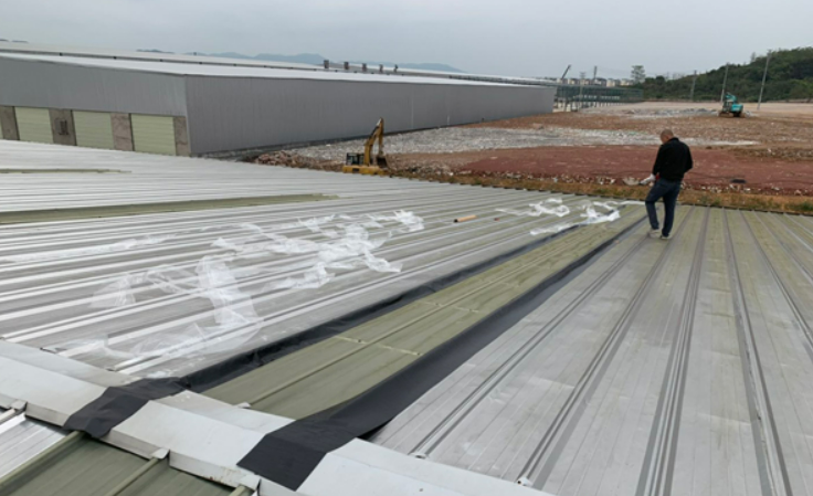 夷陵厂房屋面防水维修案例